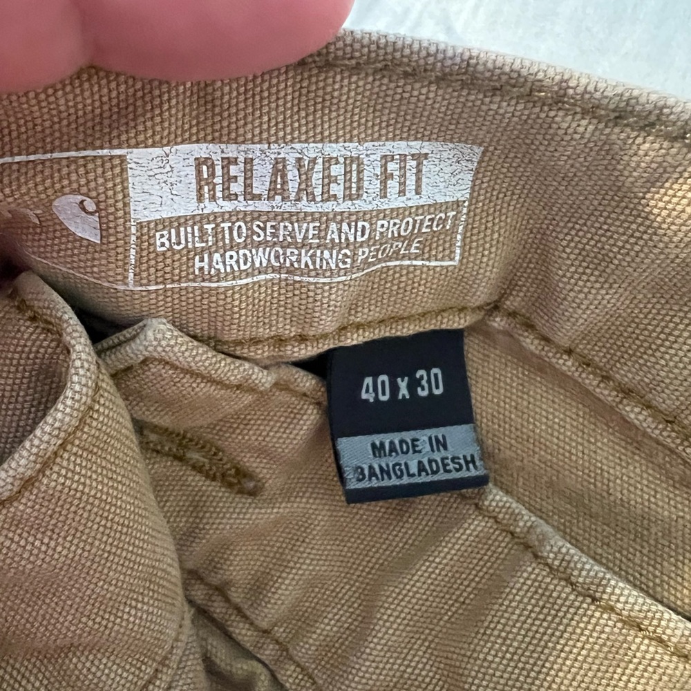 Carhartt Relaxed Fit Tan Pants